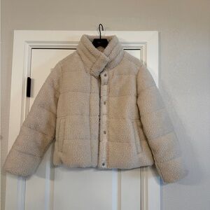 GAP Cream Sherpa Jacket